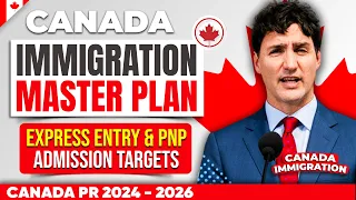 Canada Immigration Master Plan: Express Entry & PNP Admission Targets | Canada PR 2024 - 2026