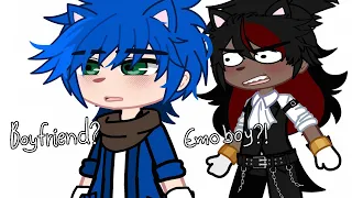 Boyfriend? Emo boy?! || Sonadow || Gacha Nox || Meme sonic || Original