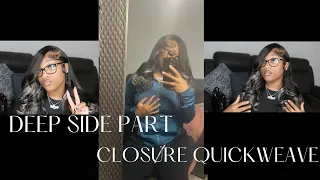 HOW TO: Closure Quickweave with Highlights ♡ | LASHAYLA AUNYAE