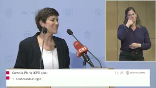 1. Rede von Cornelia Plank (KPÖ Plus) im Salzburger Gemeinderat