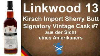 Linkwood 13 Kirsch Import Sherry Butt Signatory Vintage Cask #7 Whisky Verkostung von WhiskyJason