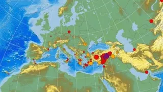 Карта недавних землетрясений