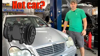 How to change an AC Compressor in 2002 Mercedes Benz C240?