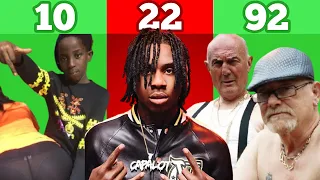 BEST RAPPERS BY AGE! (10 - 92 Years Old)