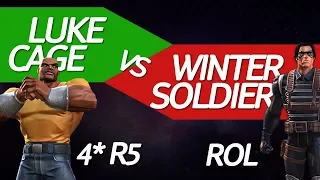 Testing Luke Cage vs Winter Soldier - Marvel Contest Of Champions