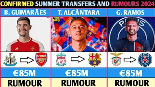 LATEST CONFIRMED AND RUMOUR TRANSFERS SUMMER 2024, Transfer news, Guimaraes, Alcântara, Lewis hall