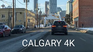 Calgary, Alberta - Downtown Drive February 2023
