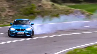 BMW F87 M2 - STREET DRIFT, POWERSLIDES, BURNOUTS