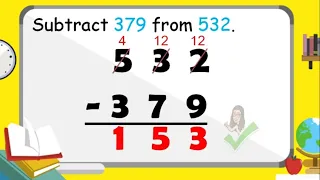 Subtraction with Regrouping in Hundreds, Tens and Ones