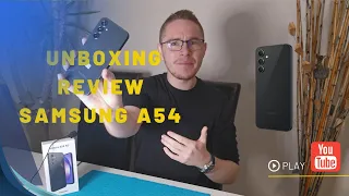 Samsung A54 Negru - Ce este in cutie si review ft. A34