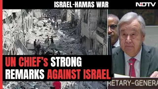 Israel Hamas War | “Hamas Attacks Didn’t Happen In A Vacuum”: UN Chief