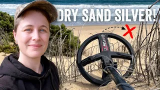 Dry Sand Digging with my Metal Detector! 🏖 (XP Deus II)