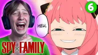 THE FUNNIEST EPISODE EVER!! - Spy x Family Episode 6 Reaction