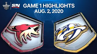 NHL Highlights | Coyotes vs Predators, Game 1 - Aug. 2, 2020