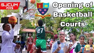 Opening of New Basketball Courts 🏀