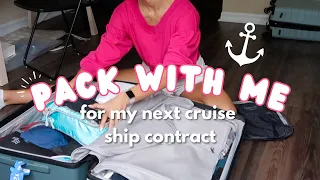 PACK W/ ME to live on a cruise ship for 10 months!