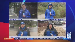 8 a.m. Team Coverage: Storm batters SoCal, causing flooding and mudslides