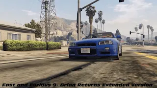 Fast and Furious 9 - Brian Returns Extended Version (GTA 5 Remake)|Sourish Roy