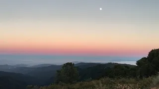 A View from Loma Prieta in the Santa Cruz Mountains