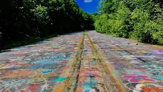 Trip to Graffiti Highway in Centralia PA