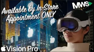 Apple Vision Pro Update | In-Store Appointments REQUIRED!