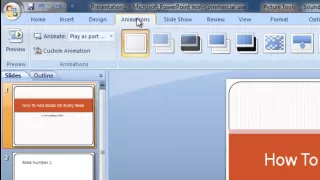 How To Add Music On Every Slide In Powerpoint