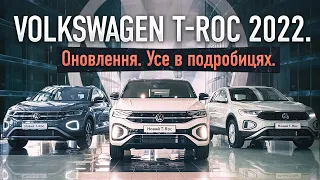 Volkswagen T-Roc 2022. Фэйслифтинг. Все подробности