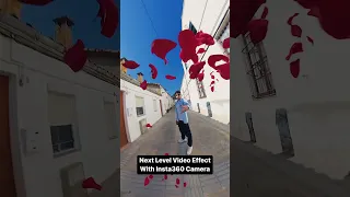 Dramatic slow mo with a twist 🧐 Try it with #insta360x3 !   #insta360 #slomo #videography #shorts