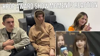 Reacting To KPOP AWARD SHOW MOMENTS I THINK ABOUT ALOT PART 2 *had me shook*