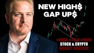 New Highs & Gap UPs ⚡️ NVDA 🚨 + Stock Crypto Market Insights | #TSLA  #ONDO