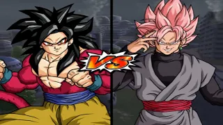 Goku SSJ4 vs Goku Black(Rosé) | DBZ budokai tenkaichi 4