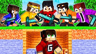 YOUTUBER vs CAÇADORES no Minecraft