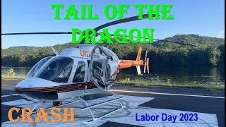 Bad Crash at Tail of the Dragon - Labor Day 2023