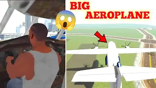 DRIVING BIG AEROPLANE 🤯 SECRET CHEAT CODE IN INDIAN BIKES DRIVING 3D 🔥|| HARSH IN GAME