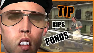 TIP RIPS POND AS PROMISED