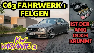 W204 C63 kriegt  neue Felgen+ Fahrwerk KW V3 - Beim Kauf gescammt worden? Unterlegscheiben Pfusch!