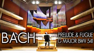 BACH - PRELUDE & FUGUE IN G MAJOR BWV 541 - ORGANIST JONATHAN SCOTT -  BRIDGEWATER HALL PIPE ORGAN