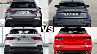 Top 5 Luxury Super Compact SUVs (2021) qudi Q3 vs mercedes gla, bmw x2, evoque & jaguar e pace.