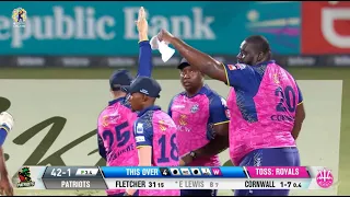 Rahkeem Cornwall Gets the Huge Wicket of Evin Lewis! | CPL 2023