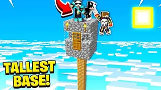 We Are LOCKED UP😱 in the Tallest Tower in Minecraft !!!