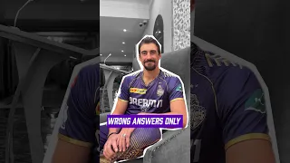 Wrong answers only ft. Mitchell Starc | #KnightsUnplugged | TATA IPL 2024