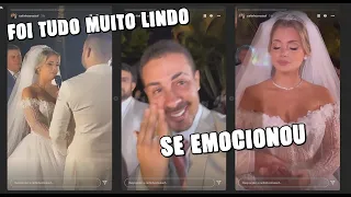 Carlinhos Maia no Casamento do Reynaldo e Clara (Stories do Instagram) parte 2