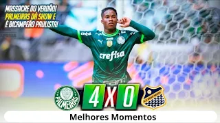 VERDÃO BICAMPEÃO PAULISTA! Palmeiras 4 x 0 Água Santa | MELHORES MOMENTOS - FINAL PAULISTÃO 2023