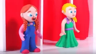 BABY ELSA & ANNA NEW OUTFIT ❤ Superhero Babies Play Doh Cartoons For Kids