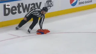Fan Tosses Jersey Onto The Ice As Edmonton OIlers Lose 6th Straight Game