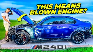 REBUILDING A WRECKED 2023 BMW M240I | PART 4 The Engine is DEAD!!