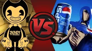 Bendy vs PepsiMan (Bendy and the Ink Machine vs Pepsi)! Coin Clash!