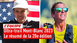 Ultra-trail Mont-Blanc 2023 - Triomphe américain sur la 20e édition marquée par des performances XXL