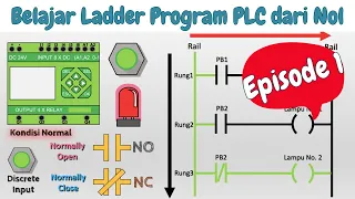 BELAJAR LADDER PROGRAM PLC DARI NOL | EPISODE 1 | GERBANG LOGIKA AND