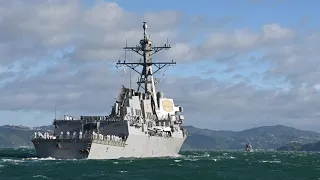 USS Howard (DDG 83) CDR Travis Montplaisir on visiting Wellington, 1 December 2021